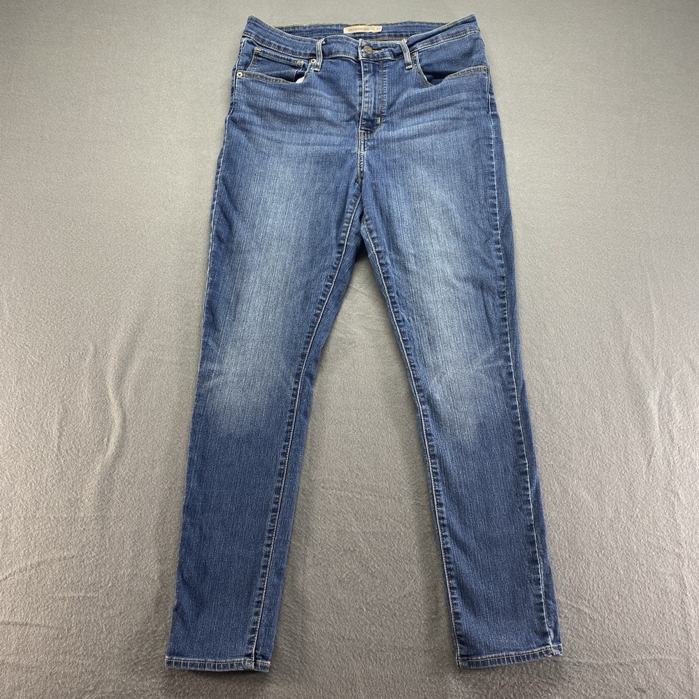 Levis Jeans Womens 32 Blue 721 High Rise Skinny Stretch Western‎ Outdoor